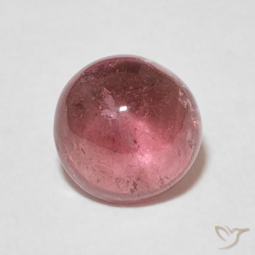 Turmalina rosa médio Natural 1.66ct, Redondo, Transparente