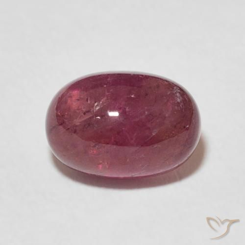 2.61ct Natural vermelho médio Turmalina, oval, Transparente