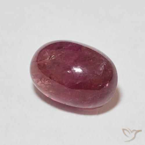 Turmalina vermelho médio Natural 2.61ct, oval, Transparente
