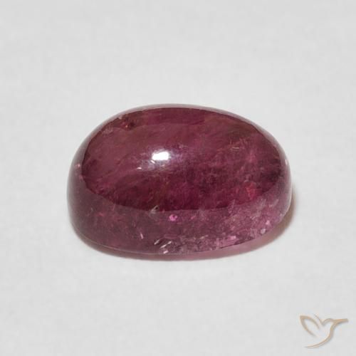 Turmalina vermelho médio Natural 2.61ct, oval, Transparente