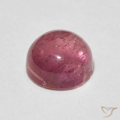 Turmalina Rosa Laranja Profundo Natural 1.72ct, Redondo, Transparente
