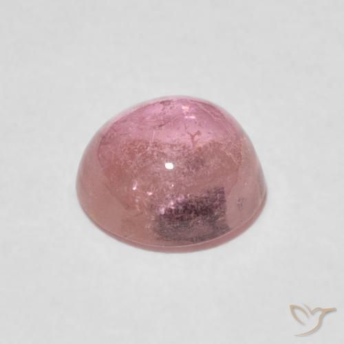 Turmalina rosa médio Natural 1.31ct, Redondo, Transparente