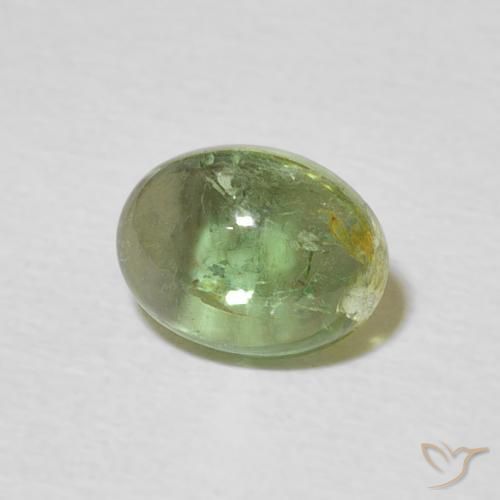 Turmalina Verde médio Natural 1.51ct, oval, Transparente