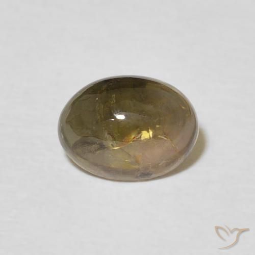 1.31ct Natural Marrom claro Turmalina, oval, Transparente
