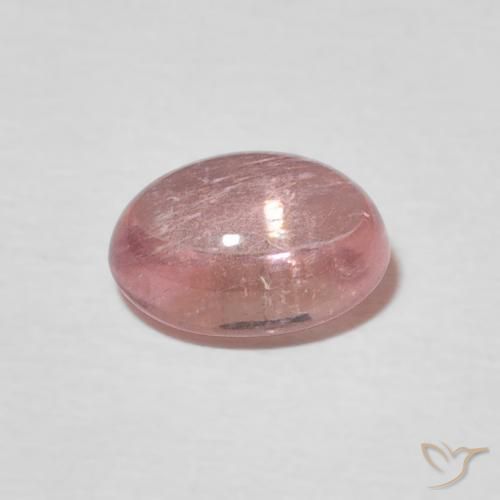 Turmalina Rosa choque claro Natural 1.63ct, oval, Transparente