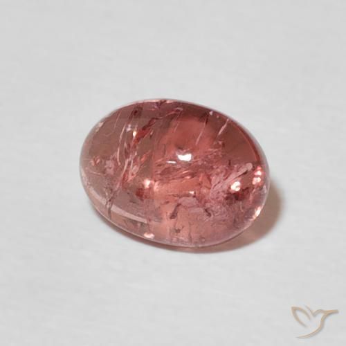 Turmalina Framboesa Rosa Natural 1.29ct, oval, Transparente