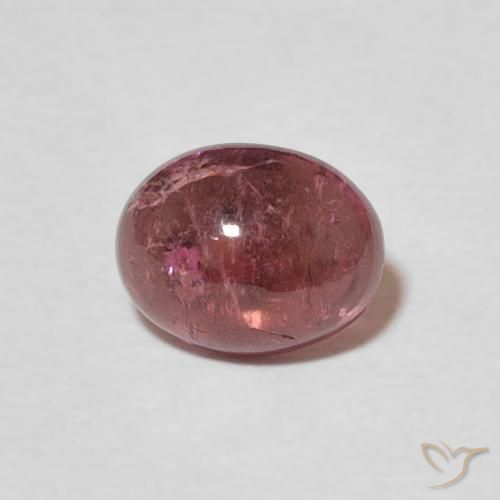 1.29ct Natural Vermelho cereja arroxeado Turmalina, oval, Transparente