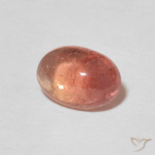 Turmalina Framboesa Rosa Natural 1.26ct, oval, Transparente