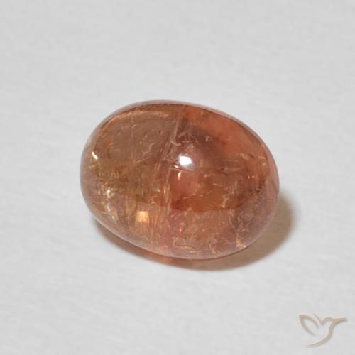 Turmalina rosa avermelhado Natural 1.84ct, oval, Transparente