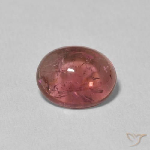 1.60ct Natural Vermelho escuro Turmalina, oval, Transparente