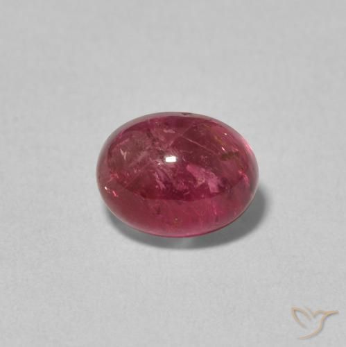 1.74ct Natural Vermelho escuro Turmalina, oval, Transparente