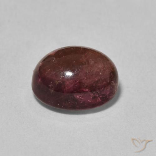 Turmalina Vinho vermelho Natural 3.01ct, oval, Transparente
