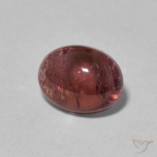 Turmalina Vinho Tinto Profundo Natural 2.19ct, oval, Transparente