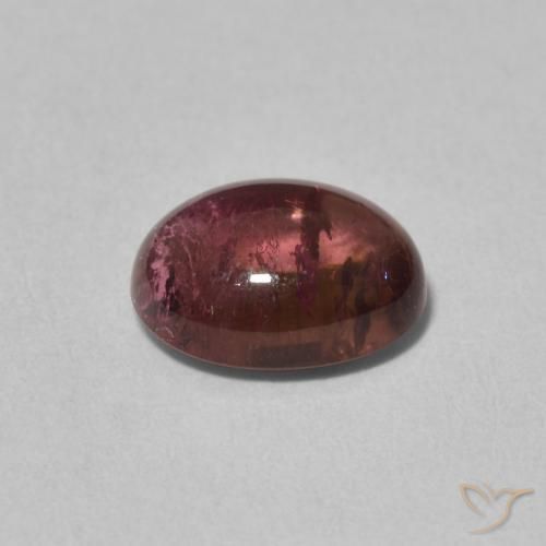 Turmalina Vinho Tinto Profundo Natural 2.19ct, oval, Transparente