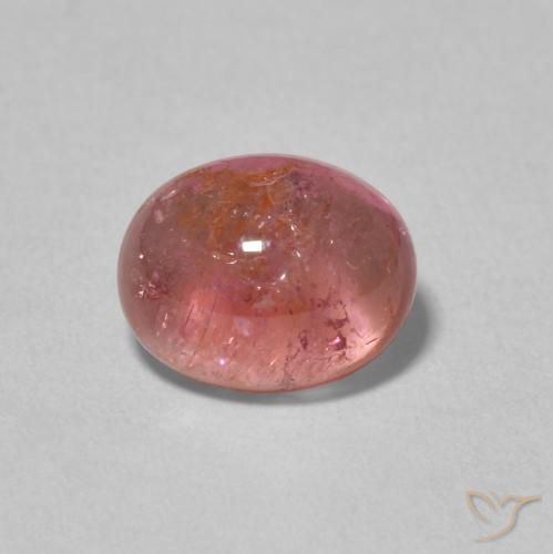 2.39ct Natural Framboesa Rosa Turmalina, oval, Transparente