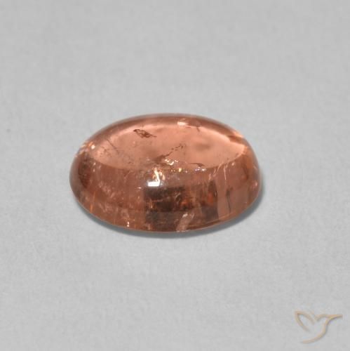 Turmalina Rosa Alaranjado Natural 1.89ct, oval, Transparente