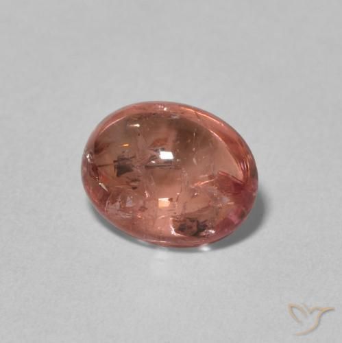 Turmalina Rosa escuro Natural 1.98ct, oval, Transparente