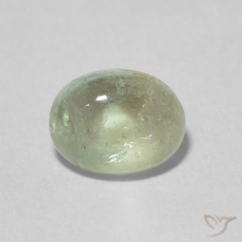 1.52ct Natural Luz verde Turmalina, oval, Transparente