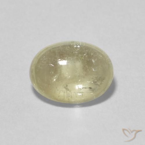1.62ct Natural Amarelo claro Turmalina, oval, Transparente