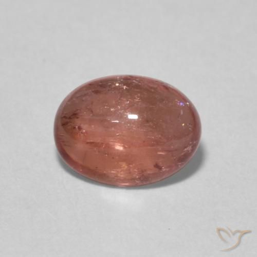 1.28ct Natural Medium Dark-Pink Turmalina, oval, Transparente