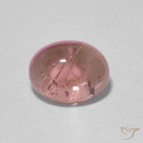 1.44ct Natural rosa médio Turmalina, oval, Transparente