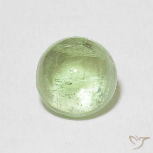 1.29ct Natural Verde Sábio Muito Claro Turmalina, Redondo, Transparente