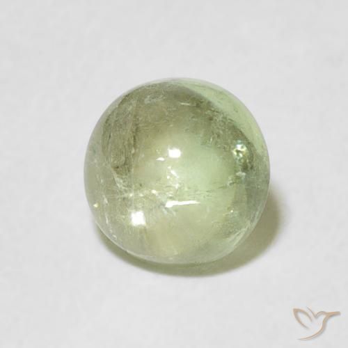 Turmalina Luz verde Natural 1.47ct, Redondo, Transparente