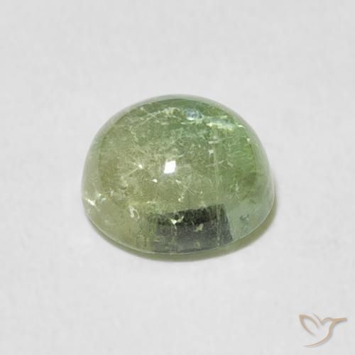 Turmalina Luz verde Natural 1.47ct, Redondo, Transparente