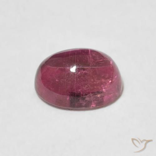 Turmalina roxo avermelhado Natural 0.79ct, oval, Transparente