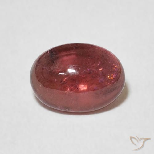 1.35ct Natural Roxo escuro Turmalina, oval, Transparente