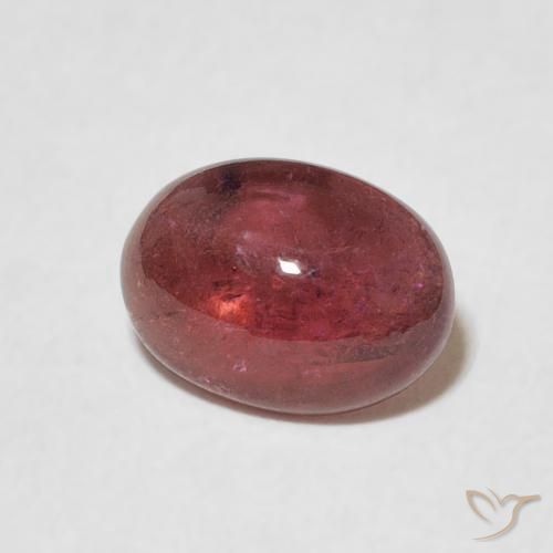 Turmalina Roxo escuro Natural 1.35ct, oval, Transparente