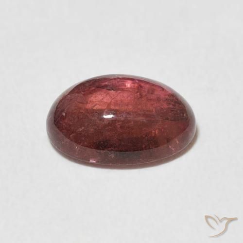 Turmalina Roxo escuro Natural 1.35ct, oval, Transparente