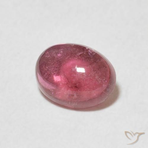 Turmalina roxo avermelhado Natural 0.89ct, oval, Transparente