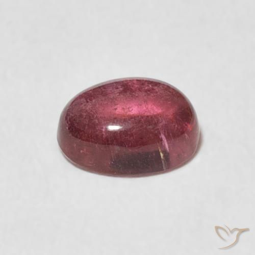 Turmalina roxo avermelhado Natural 0.89ct, oval, Transparente