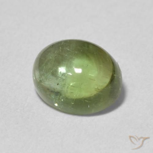Turmalina Terra Verde Natural 1.41ct, oval, Transparente