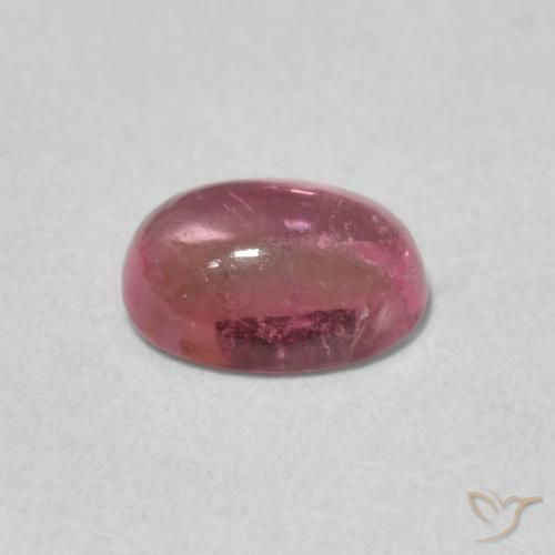 Turmalina Rosa Intenso Natural 0.69ct, oval, Transparente