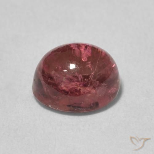 Turmalina Jacarandá Rosa Natural 1.24ct, oval, Transparente