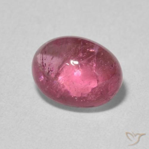 Turmalina Light Merlot Red Natural 1.39ct, oval, Transparente