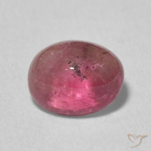 1.41ct Natural Vermelho escuro Turmalina, oval, Transparente
