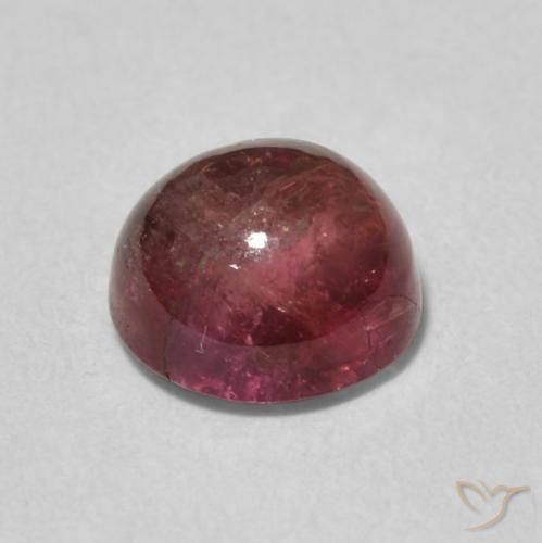 Turmalina Rosa Alaranjado Natural 1.64ct, Redondo, Transparente