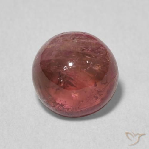 1.41ct Natural rosa médio Turmalina, Redondo, Transparente