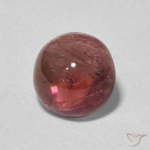 Turmalina rosa médio Natural 1.41ct, Redondo, Transparente