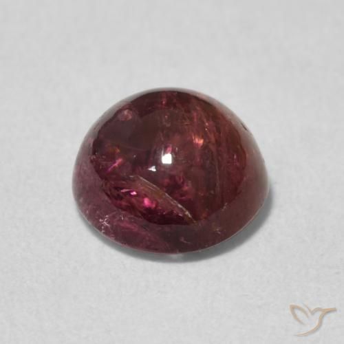 Turmalina rosa médio Natural 1.41ct, Redondo, Transparente