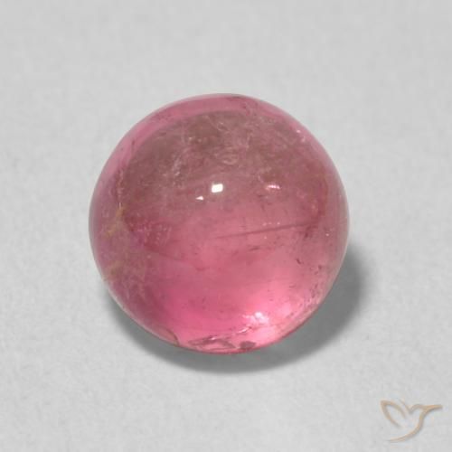 1.40ct Natural Roxo Rosa Turmalina, Redondo, Transparente, Photo A