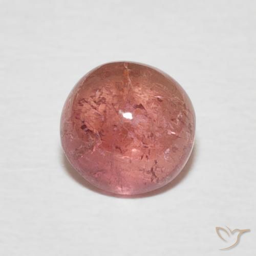 Turmalina rosa médio Natural 1.00ct, Redondo, Transparente