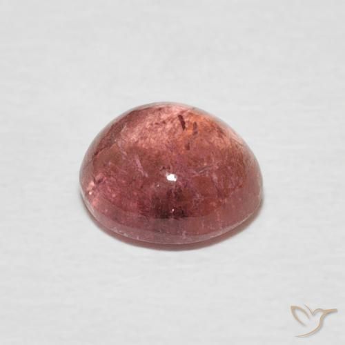 Turmalina rosa médio Natural 1.00ct, Redondo, Transparente