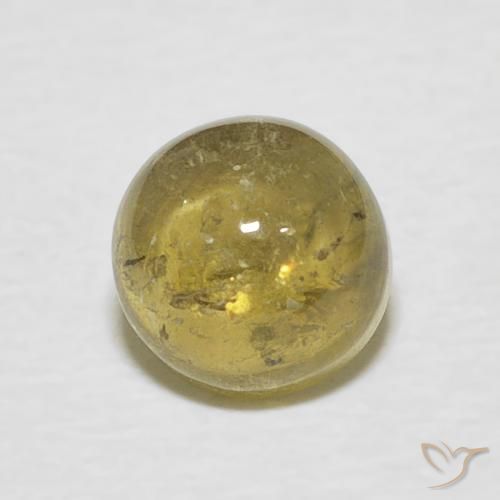 1.17ct Natural Amarelo dourado Turmalina, Redondo, Transparente
