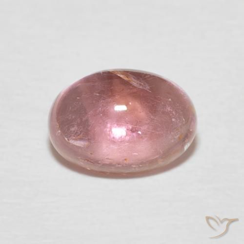1.60ct Natural rosa médio Turmalina, oval, Transparente