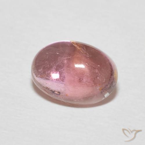 Turmalina rosa médio Natural 1.60ct, oval, Transparente