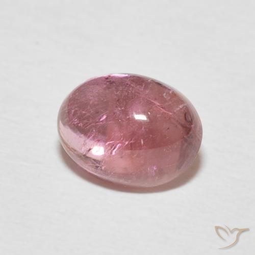 Turmalina Laranja Rosa Natural 1.67ct, oval, Transparente